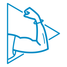 Icon impulsgeberin 2 weiss