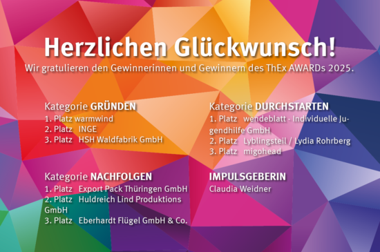 Gewinnergrafik Webseite Th Ex AWARD 2025